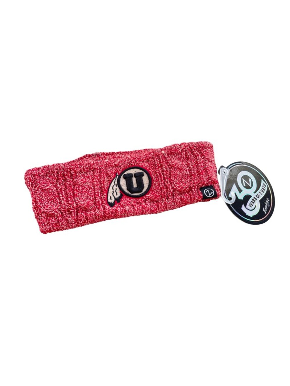Zephyr Headband One Size Utah Utes Red Ear Warmer Red White Outdoor College NEW